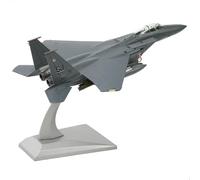 NUOTIE Classic American Eagle F-15E Twin-Engine Fighter Pre-build Model Kits 1:100 Aircraft Alloy Diecast Airplane Military Display Model Aircraft for Collection or Gift