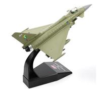 NUOTIE Eurofighter Typhoon EF-2000 1/100 Scale Aircraft Model Kit RAF Fighter Model Military-Themed Metal Die-cast Model Airplane Adult Aircraft Model