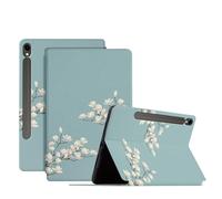 Nuouxoco Case for Galaxy Tab S9 11-inch Shockproof Protective Cover Folding Stand Case for Samsung Galaxy Tab S9 FE Tablet [SM-X710/SM-X716B/SM-X718U/X510/SM-X516, 2023 Release] -Gardenia