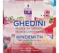 Nuova Orchestra da Camera "Ferruccio Busoni"/Simonide Braconi/Enrico Bronzi/Massimo Belli - Ghedini: Musica da Concerto, Musica Concertante, Hindemith: Funf Stucke Op.44 No.4