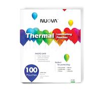 Nuova Premium Thermal Laminating Pouches 9" x 11.5", Letter Size, 3 mil, 100 Pack (LP100H)