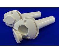 Nuova Rade Plastic Flush Mount Fishing Rod Holder (White)