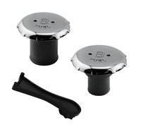 Nuova Rade Stainless Steel Diesel Filler Stopper 38 Mm Silver