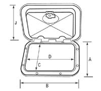 Nuova Rade Vhf/radiocd Storage Hatche