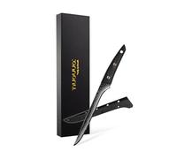 nuovva Ultra-Sharp Kitchen Boning Knife - 6 Inch Meat & Fish Fileting Knife - 67 Layer Damascus Japanese Steel - Professional Slicing Knives with Rosewood Handle - Gift Box & Sheath Included