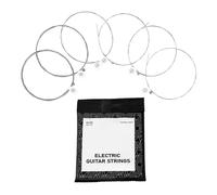 NUOYAQI 6Pcs Guitar Strings Electric Guitar Strings Includes 6 Strings Kits, 009-.042 Full Set Nickel Wound for Electric Guitar, 26*20*8cm, As the Pic Show