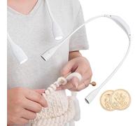 Nupaque Knitting Lights | Neck Led Knitting Crochet Light - Hands- Knitting Crochet Craft Light, Portable USB Knitting and Crocheting Lamp for Camping, Living Room, Reading, Knitting