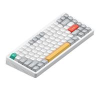 nuphy Halo V2 IO Wireless Mechanical Keyboard with PBT Keycaps,Hot Swappable Custom Gaming Keyboard,Aluminum Alloy Frame,RGB Backlit,Gasket Structure,BT5.0/USB-C/2.4GHz Low Latency Office Keyboards