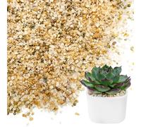 NUPICK 1-2mm Coarse Sand for Plants, 12lb Horticultural Grit for Succulents, Desert Silica Sand for Cactus, Decorative Gravel for Landscaping, Gold Grit for Aquariums, Bonsai, Vases Fillers