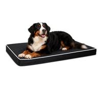 NUPIDA Orthopedic Dog Beds for Extra Large Dogs Waterproof Pet Kennel Pad with Removable Washable Cover and Non-Slip Bottom, 47x29 Inch, Black