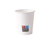 Nupik 20 White Paper Cups 195cc Ideal for Coffee, Tea or Hot and Cold Drinks - Heavy Duty, Leakproof, Odorless