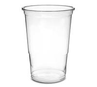 Nupik Disposable Pint Tumblers CE at 20oz / 568ml - Case of 1000 - Pint to Brim Tumblers