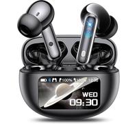 NUPLEA AI Language Translation Earbuds, Bluetooth 5.4 Headphones Translator for 144 Languages & Accents, Wireless Headphones 36 Hours Wireless with 4 ANC Mic, IP7 Waterproof Earphones,Black