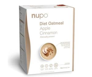 NUPO Diet Meal Replacement for Weight Loss (Oatmeal Apple-Cinnamon, 12 Servings) | Very Low Calorie Ready Meal for Weight Management | Gluten Free Vegan Ready Meals | GMO Free Just Add Water Meals