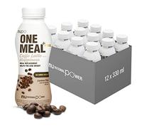 NUPO One Meal +Prime Caffe Latte Meal Replacement Shake with 24 Vitamins and Minerals | High in Protein & No Added Sugar | Tasty Weight Loss Shakes for Women & Men (12 x 330ml)