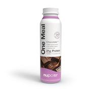 NUPO One Meal Chocolate Meal Replacement Shake with 24 Vitamins and Minerals | High in Protein & No Added Sugar | Tasty Weight Loss Shakes for Women & Men (12 x 330ml)
