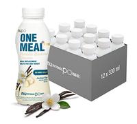 NUPO One Meal +Prime Vanilla Banana Dream - Ready-to-Drink Shake - Tasty meal replacement shake with 24 vitamins and minerals - High in protein - No added sugar - 12 x 330ml