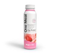 NUPO One Meal Strawberry - Ready-to-Drink Shake - Tasty meal replacement shake with 24 vitamins and minerals - High in protein - No added sugar - 12 x 330ml