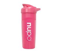 NUPO® Protein Shaker [600 ml - Pink] - Premium Mixing Function with Ball & BPA Free - Fitness Bottle for Whey & Gym