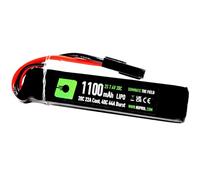 NUPROL Airsoft 7.4V 1100mAh LiPo Stick Battery Small Tamiya Connector