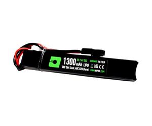 NUPROL Airsoft 7.4V 1300mAh LiPo Stick Battery Small Tamiya Connector