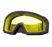 Nuprol Battle Visor Airsoft Tactical Full-Seal Eye Protection - EN166 Single Pane Anti-Fog Goggles - Black Frame, Yellow Lens
