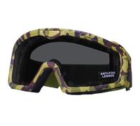 Nuprol Battle Visor Airsoft Tactical Full-Seal Eye Protection - EN166 Single Pane Anti-Fog Goggles - Camo Frame, Smoked Lens