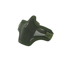 Nuprol Lower Face Mesh Mask; Olive Green