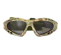 Nuprol Mesh Protection Goggles - EN1731 Certified, Fog-Free, Adjustable Head Strap, Impact-Resistant, CE UKCA Certified for Airsoft, BB Defense for All Players