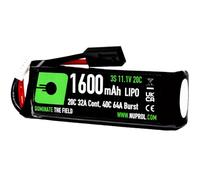 Nuprol NP POWER 11.1v LiPo 1600mAh 3S Mini Tamiya [Rate 20C @ 32A] [Burst 40C @ 64A] - Stick