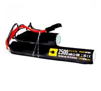 NUPROL Power 11.1v Li-Ion 2500mAh 3S Mini Tamiya Battery, Nunchuck