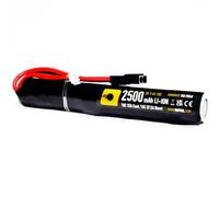 NUPROL Power - 7.4v Li-Ion 2500mAh 2S Mini Tamiya [Rate 10C @ 25A] [Burst 15C @ 37.5A] - Stick