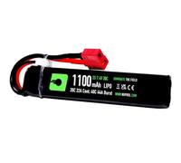 NUPROL Power - 7.4v LiPo 1100mAh 2S Deans [Rate 20C @ 22A] [Burst 40C @ 44A] - Stick