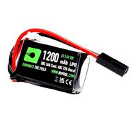 NUPROL Power - 7.4v LiPo 1200mAh 2S Mini Tamiya [Rate 30C @ 46A] [Burst 60C @ 72A] - PEQ15 Micro