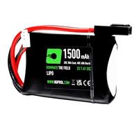 NUPROL Power - 7.4v LiPo 1500mAh 2S Mini Tamiya [Rate 20C @ 30A] [Burst 40C @ 60A] - PEQ15 Micro