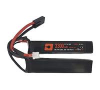 NUPROL Power - 7.4v LiPo 3300mAh 2S Mini Tamiya [Rate 30C @ 99A] [Burst 60C @ 198A] - Nunchuck