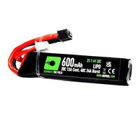 NUPROL Power - 7.4v LiPo 600mAh 2S Mini-Deans [Rate 20C @ 12A] [Burst 40C @ 24A] - PDW