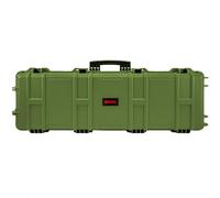 NUPROL Waterproof Hard Case - Large (109 x 39 x 15cm) with Wave Foam (Green)