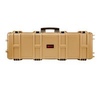 NUPROL Waterproof Hard Case - Large (109 x 39 x 15cm) with Wave Foam (Tan)