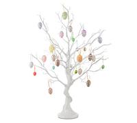 NUPTIO Artificial White Christmas Tree: 80cm Twig Tree for Easter Decor