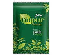 Nupur Godrej Mehendi Henna Powder 9 Herbs Blend, 120-grams(2 Pack)