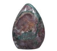 Nupuyai 0.5-1lb Standing Natural Ocean Jasper Crystal Stone Home Decor