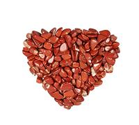 Nupuyai 0.5lb Red Jasper Crystal Chip Stones, Irregular Shape Tumbled Crushed Healing Stones Quartz Rocks for Home Decor