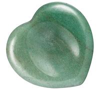 Nupuyai Green Aventurine Crystal Heart Thumb Worry Stone for Therapy