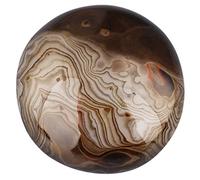 Nupuyai Irregular Banded Agate Tumbled Polished Palm Worry Stone Therapy