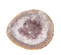 Nupuyai Natural Agate Geode Crystal Cluster, Irregular Rough Raw Mineral Crystal Stone Collectible Decorative Stone Home Decor, 101-200g