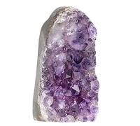 Nupuyai Natural Amethyst Crystal Quartz Cluster, Mineral Geode Druzy Specimen Stone for Reiki Healing Home Decoration (1000-1200g)