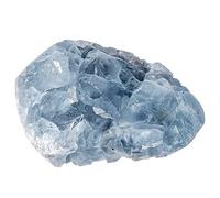 Nupuyai Natural Celestite Raw Mineral Crystal Cluster Geode Specimen Stone, Energy Crystals Druzy for Reiki Healing Home Decor (10-50g)