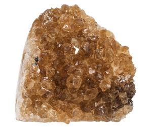 Nupuyai Natural Citrine Crystal Cluster Specimen, Standing Irregular Raw Rough Crystal Cluster Stone Feng Shui Home Office Decor, 101-200g