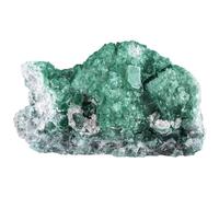 Nupuyai Natural Green Fluorite Cluster Raw Crystal Stone Specimen Madagascar Rough Fluorite for Feng Shui Meditation Office Desk Decor Crystal Healing Gift, 301-400g